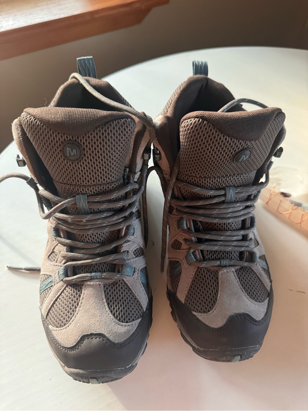 Merrell Brown and Gray Hiking Shoe